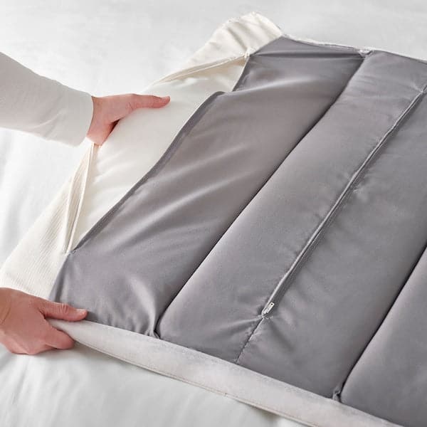 Ikea TÄLLÅSEN - Upholstered bed frame/mattress, Kulsta light beige/Valevåg extra-rigid, , 160x200 cm