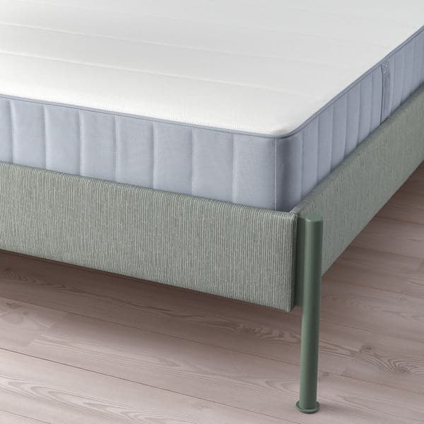 TÄLLÅSEN - Upholstered bed frame/mattress , 140x200 cm - best price from Maltashopper.com 39537118