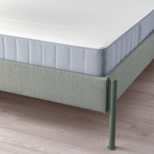 TÄLLÅSEN Upholstered bed frame/mattress 160x200 cm Best