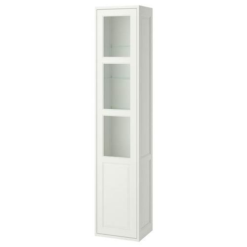 TÄNNFORSEN - High cabinet with door, white, 40x35x195 cm