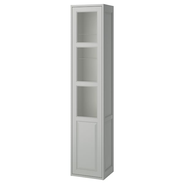 TÄNNFORSEN - Tall cabinet with door, light grey,40x35x195 cm - best price from Maltashopper.com 10535110