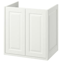 TÄNNFORSEN - Wash-stand with doors, white, 60x48x63 cm - best price from Maltashopper.com 20535124