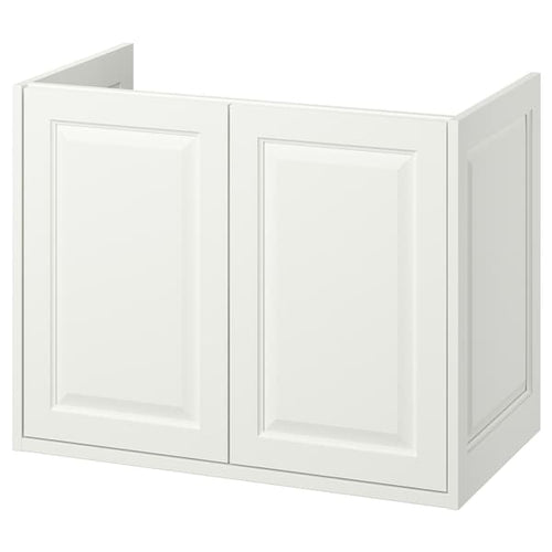 TÄNNFORSEN - Wash-stand with doors, white, 80x48x63 cm