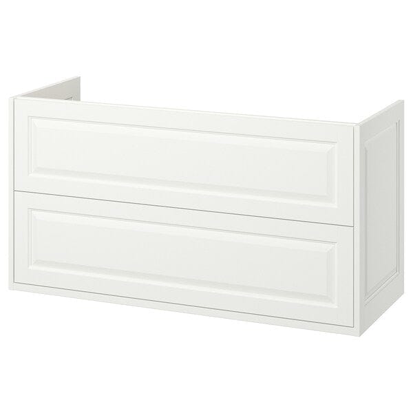 TÄNNFORSEN - Washbasin cabinet with drawers, white,120x48x63 cm - best price from Maltashopper.com 30535114