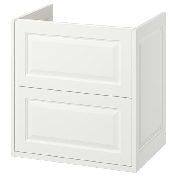 TÄNNFORSEN - Wash-stand with drawers, white, 60x48x63 cm - best price from Maltashopper.com 00535115