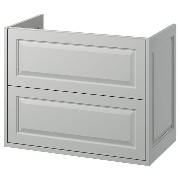 Ikea TÄNNFORSEN - Washbasin cabinet with drawers, light grey,80x48x63 cm