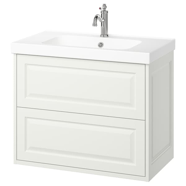 Ikea TÄNNFORSEN / ORRSJÖN - Washbasin/drawer unit/misc, white,82x49x69 cm