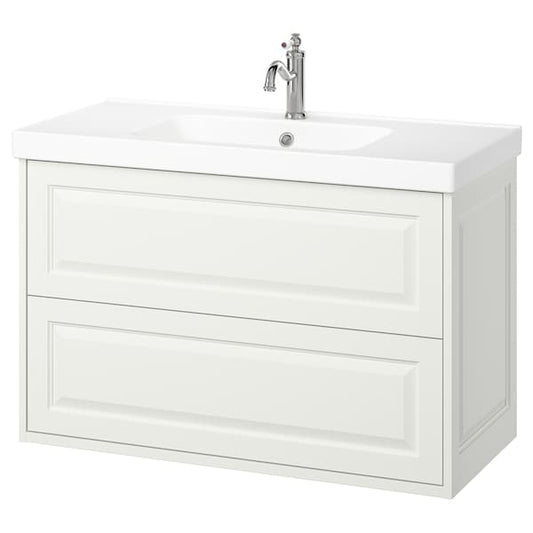 Ikea TÄNNFORSEN / ORRSJÖN - Washbasin/drawer unit/misc, white,102x49x69 cm