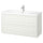 TÄNNFORSEN / ORRSJÖN - Washbasin/drawer unit/misc, white,122x49x69 cm