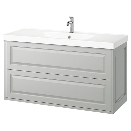 TÄNNFORSEN / ORRSJÖN - Washbasin/drawer unit/misc, light grey,122x49x69 cm