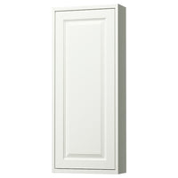 TÄNNFORSEN wall cabinet with door, white, 40x15x95 cm