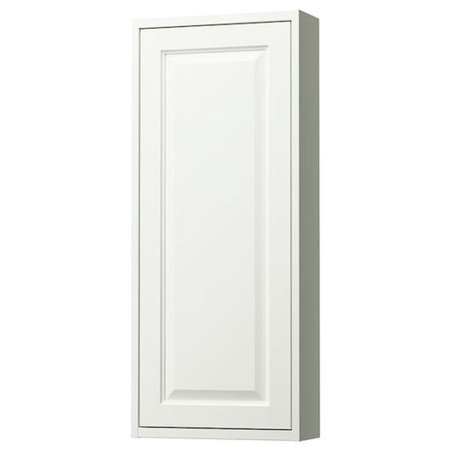 TÄNNFORSEN - Wall cabinet with door, white, 40x15x95 cm