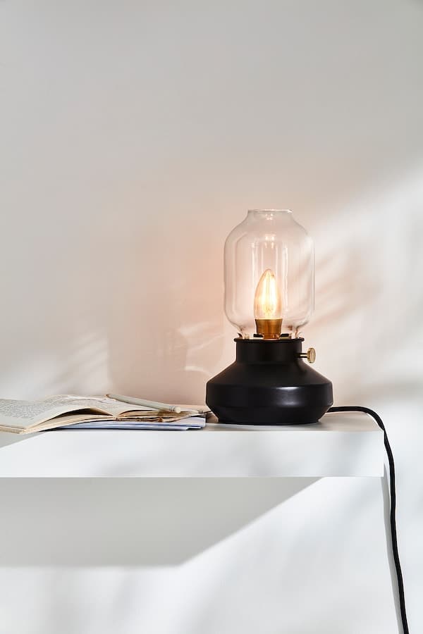 TÄRNABY Table lamp - anthracite , 25 cm - best price from Maltashopper.com 60323894