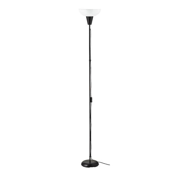 TÅGARP Floor lamp with indirect light - black/white - best price from Maltashopper.com 20404095