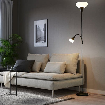 TÅGARP Floor lamp light indir/reading - black/white , - best price from Maltashopper.com 40486387