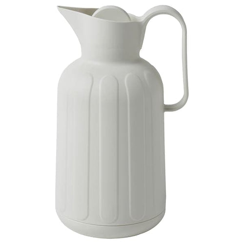 TAGGÖGA - Vacuum flask, off-white, 1.6 l