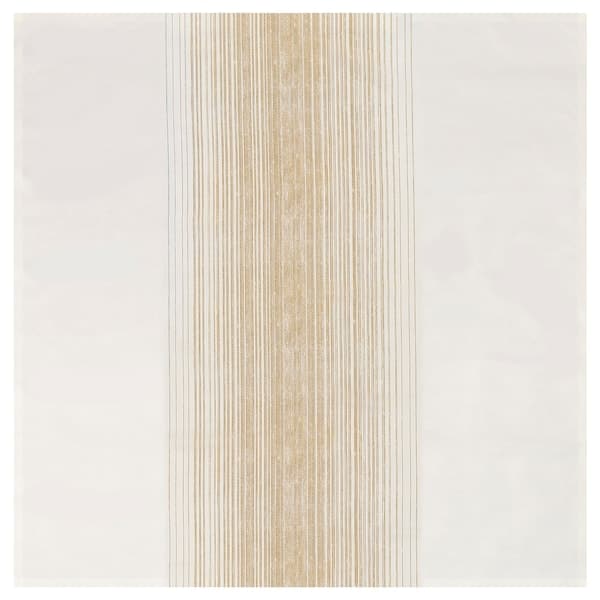 TAGGSIMPA - Tablecloth, white/beige, 145x145 cm - best price from Maltashopper.com 80559386