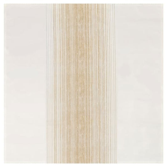 Ikea TAGGSIMPA - Tablecloth, white/beige, 145x145 cm