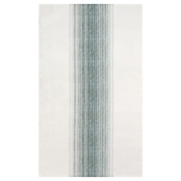 TAGGSIMPA - Tablecloth, white/green, 145x320 cm , - best price from Maltashopper.com 00559390