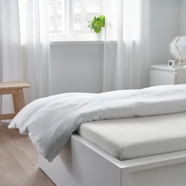 TAGGVALLMO Sheet with corners - white 90x200 cm - best price from Maltashopper.com 10459818