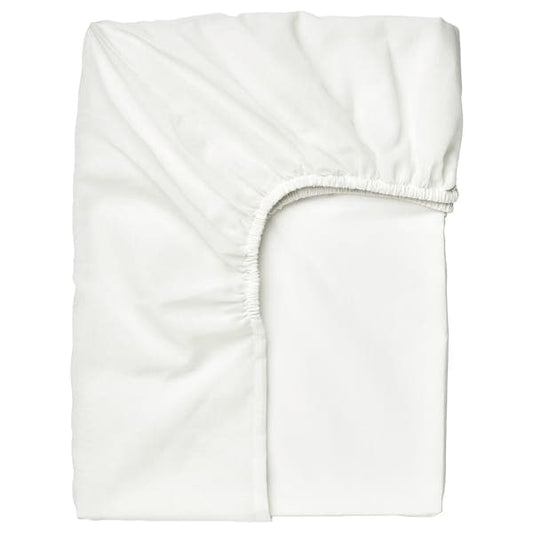 TAGGVALLMO Sheet with corners - white 90x200 cm - best price from Maltashopper.com 10459818