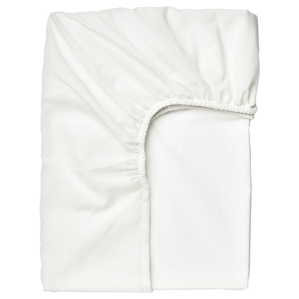 TAGGVALLMO Sheet with corners - white 90x200 cm - Premium Bedding from Ikea - Just €6.99! Shop now at Maltashopper.com