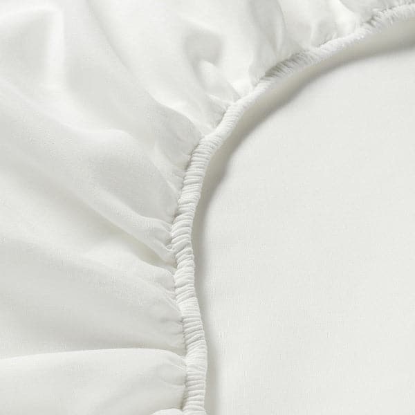 TAGGVALLMO Sheet with corners - white 90x200 cm - Premium Bedding from Ikea - Just €6.99! Shop now at Maltashopper.com