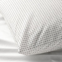 TÅGVECKLARE - Pillowcase, white/dark grey, 50x80 cm - best price from Maltashopper.com 00544266