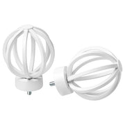 TALLBARSMAL - Finials, 1 pair, white - best price from Maltashopper.com 40561273