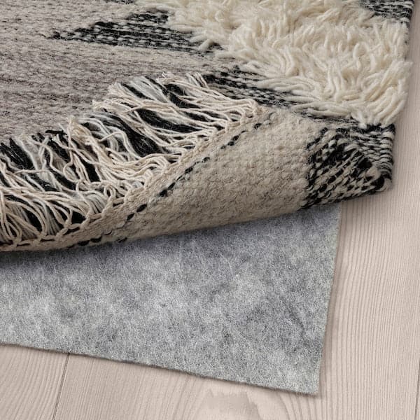 TANNISBY - Rug, flatwoven, handmade/grey black, 160x230 cm - best price from Maltashopper.com 70494710