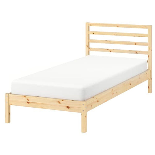 TARVA Bed frame, pine/Lindbåden, 90x200 cm , 90x200 cm