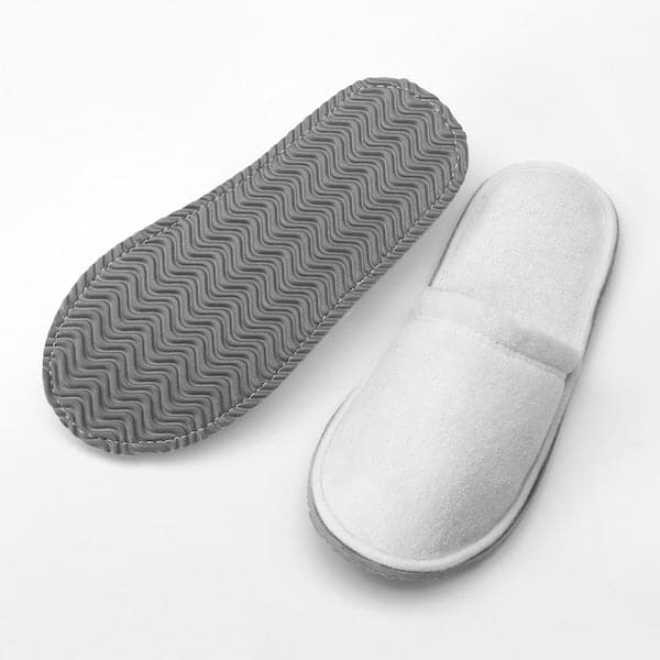 Ikea TÅSJÖN Slippers - White L/XL ,