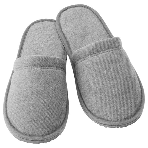 TÅSJÖN - Slippers, grey, S/M