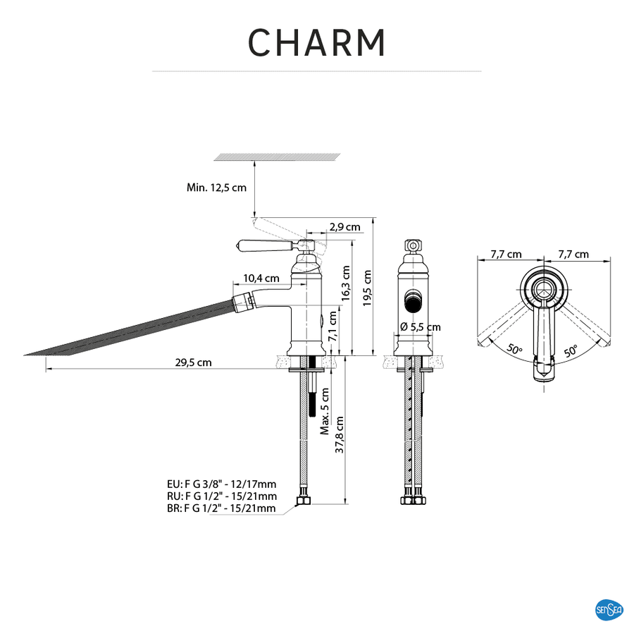 Bricocenter BIDET MIXER CHARM CHROME RETRO