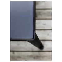 TEGELÖN - Table, outdoor, dark grey/black, 216x86 cm - best price from Maltashopper.com 30492143