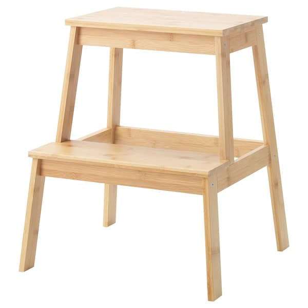 Ikea TENHULT - Step stool, bamboo, 43x40x50 cm