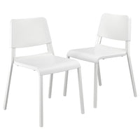 TEODORES chair, white, 2 pack