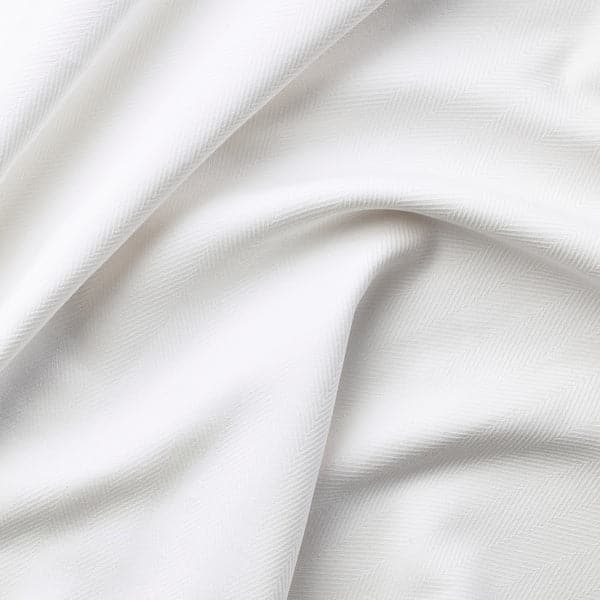 TIBAST Curtains, 1 pair - white 145x300 cm , 145x300 cm - best price from Maltashopper.com 10396760