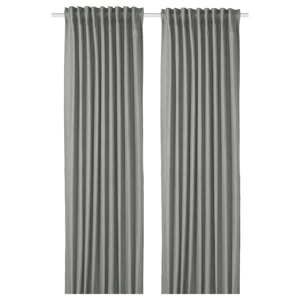 TIBAST - Curtains semioscurante, 1 pair , 145x300 cm - best price from Maltashopper.com 70504592