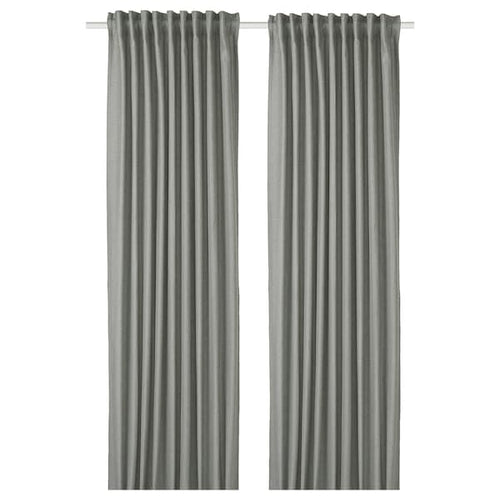 TIBAST - Curtains semioscurante, 1 pair , 145x300 cm