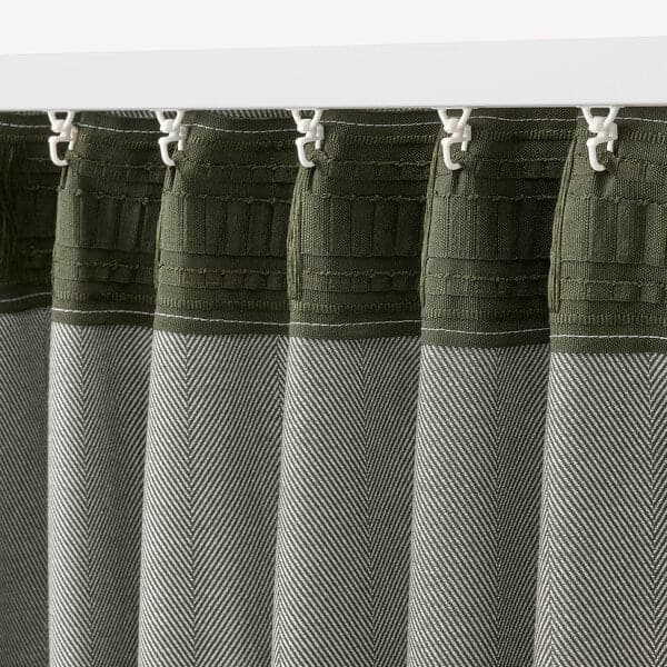 TIBAST - Curtains semioscurante, 1 pair