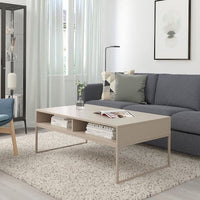 TIBBHULT - Side Table, grey-beige, 120x72 cm - best price from Maltashopper.com 50530281