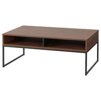 TIBBHULT - Coffee Table, brown/black, 120x72 cm - best price from Maltashopper.com 90530279