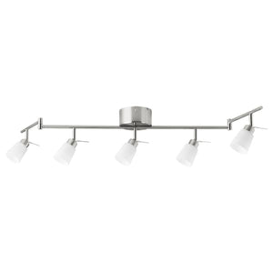 TIDIG - Ceiling spotlight with 5 spots, nickel-plated - best price from Maltashopper.com 90262653