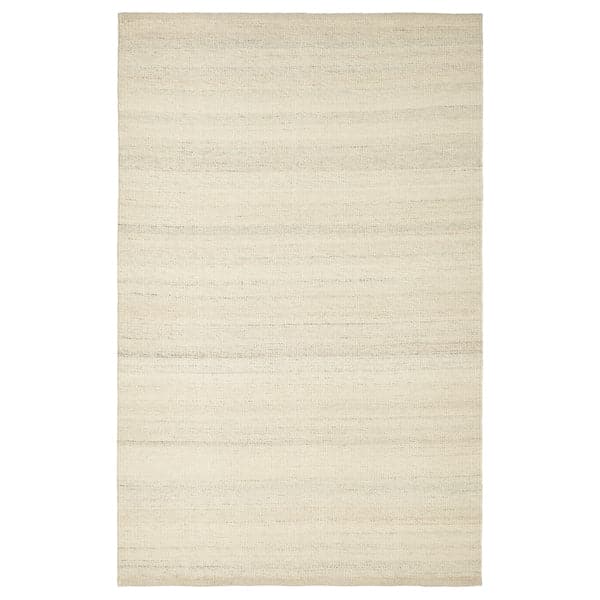 TIDTABELL - Rug, flatwoven, beige, 133x195 cm - best price from Maltashopper.com 10561849