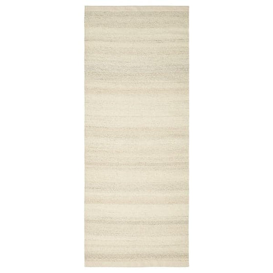Ikea TIDTABELL - Rug, flatwoven, beige, 80x200 cm