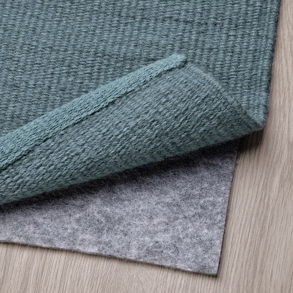 TIDTABELL - Rug, flatwoven, grey-blue, 133x195 cm - best price from Maltashopper.com 80561860