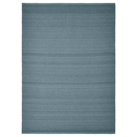 Ikea TIDTABELL - Rug, flatwoven, grey-blue, 133x195 cm