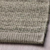 TIDTABELL - Rug, flatwoven, grey, 133x195 cm - best price from Maltashopper.com 10561854