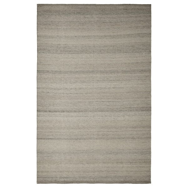 Ikea TIDTABELL - Rug, flatwoven, grey, 200x300 cm